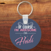 ハイジもちろん素晴らしハイジだ キーホルダー (正面)