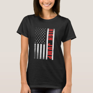 ハイジャンパーヴィンテージUSフラッグ誇りを持ったハイジャンプ Tシャツ