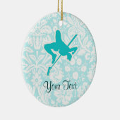 ハイジャンプティール(緑がかった色) セラミックオーナメント (右)