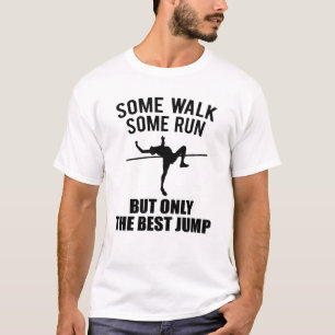 ハイジャンプハイジャンパーの引用文ギフト陸上競技 Tシャツ