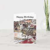 ハイスの橋のカモメ カード (正面)