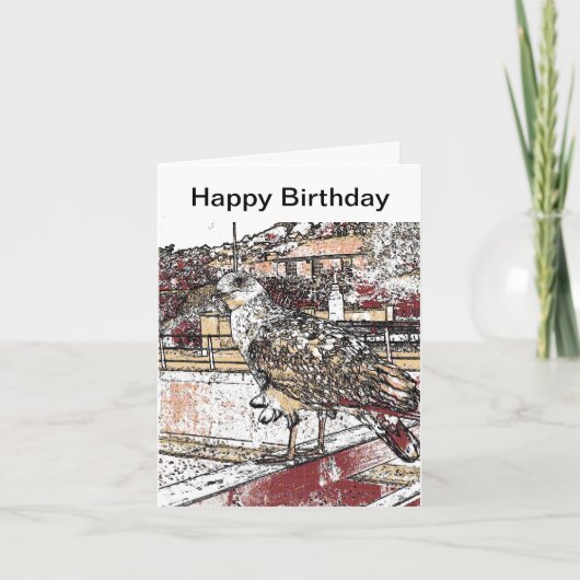 ハイスの橋のカモメ カード (正面)