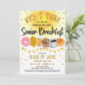ハイスクールシニアブレックファーストパーティの招待状 招待状 (スタンド正面)