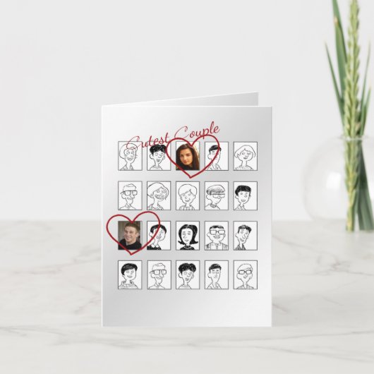 ハイスクールスウィートアーツバレンタイングリーティングカード シーズンカード (正面)