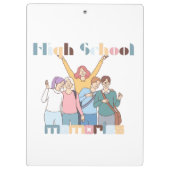 ハイスクールメモリーズフレンズイラストレーション クリップボード (裏面)