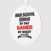 ハイスクール先輩バイデイゲーマーbyナイト オーナメント (正面)