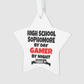ハイスクール2年生バイデイゲーマーbyナイト オーナメント (正面)