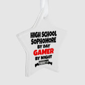 ハイスクール2年生バイデイゲーマーbyナイト オーナメント (正面)