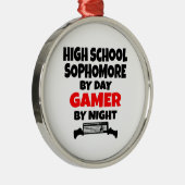 ハイスクール2年生バイデイゲーマーbyナイト メタルオーナメント (右)