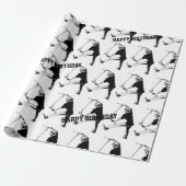 ハイスクー飛んでいるターボーイ – スタントスクーター ラッピングペーパー (アンロールド)