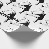 ハイスクー飛んでいるターボーイ – スタントスクーター ラッピングペーパー (角)