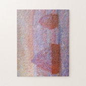 ハイスタックスジバーニーモーニングエフェクトモネファインアート ジグソーパズル (縦)