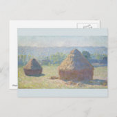 ハイスタックス夏の終わりクロード・モネ ポストカード (正面/裏面)