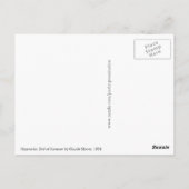 ハイスタックス夏の終わりクロード・モネ ポストカード (裏面)