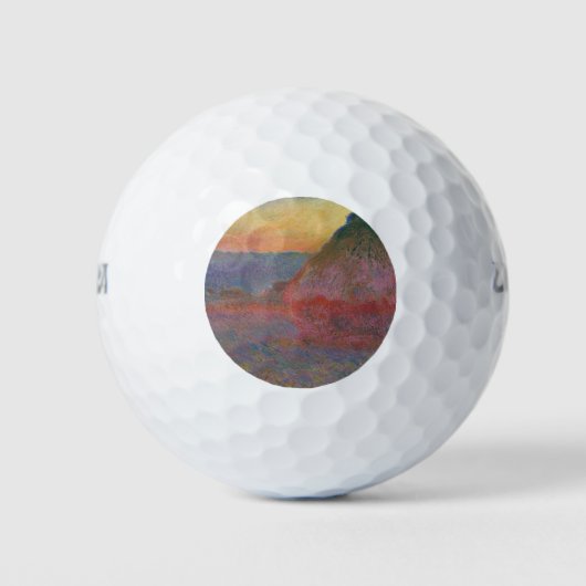 ハイスタックス(by Claude Monet) ゴルフボール (正面)