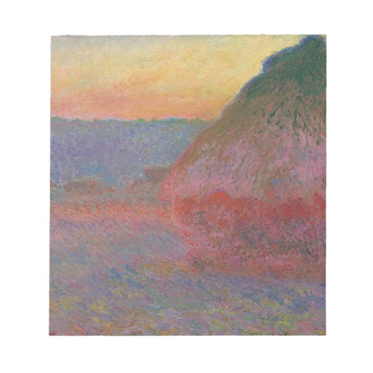 ハイスタックス(by Claude Monet) ノートパッド (正面)