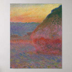 ハイスタックス(by Claude Monet) ポスター