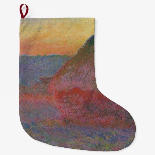 ハイスタックス(by Claude Monet) ラージクリスマスストッキング (正面)