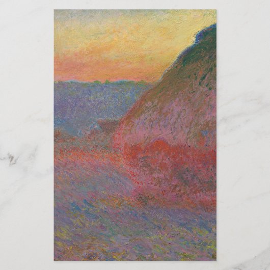 ハイスタックス(by Claude Monet) 便箋 (正面)