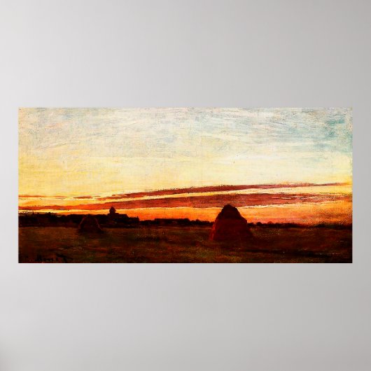 ハイスタックスChailly at Sunrise,1865 ポスター (正面)