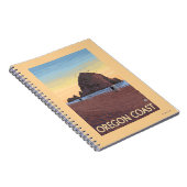 ハイスタックロックヴィンテージ旅行ポスター ノートブック (右側)
