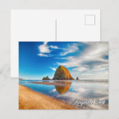 ハイスタック・ロック、オレゴン州沿岸、統一された州 ポストカード (正面/裏面)