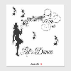 ハイステップ踊りから音楽へ シール