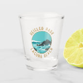 ハイスラーパークカリフォルニアトラベルアートヴィンテージ ショットグラス (正面)