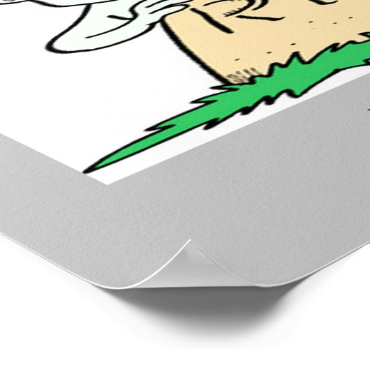 ハイゼンベルグ不確定性原理ジョーク ポスター (角)