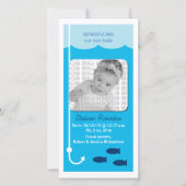 ハイタイド魚釣りベビー発表 案内状 (正面)