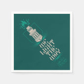 ハイタワー |道を照らす スタンダードカクテルナプキン (正面)