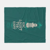 ハイタワー |道を照らす フリースブランケット (正面(横))