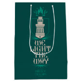 ハイタワー |道を照らす ミディアムペーパーバッグ (裏面)