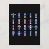 ハイダアニマルズ先住民カナダ先住民プライド ポストカード (正面)