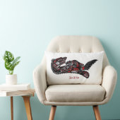 ハイダアートスタイルシーオッターワイルドライフ装飾用クッション ランバークッション (椅子)