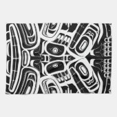 ハイダイーグルサンダーバードノースウェストコロンビア キッチンタオル (横)