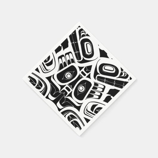 ハイダイーグルサンダーバードノースウェストコロンビア スタンダードカクテルナプキン (角)