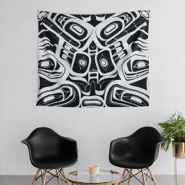 ハイダイーグルサンダーバードノースウェストコロンビア タペストリー