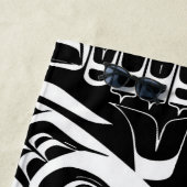 ハイダイーグルサンダーバードノースウェストコロンビア ビーチタオル (インサイチュ)