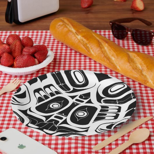 ハイダイーグルサンダーバードノースウェストコロンビア ペーパープレート (ピクニック)