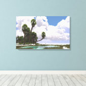 ハイダウェイ（正午） キャンバスプリント (インサイチュ (ウッドフロア))