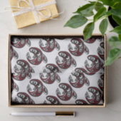 ハイダオルカノースウエストコーストキラーホエールアート 薄葉紙 (ギフト)