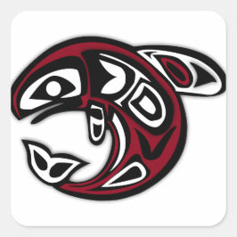 ハイダオルカ太平洋北西部コーストキラークジラ スクエアシール