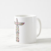 ハイダサンダーバードシンボリズムハイダネーション先住民 コーヒーマグカップ (正面右)