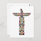 ハイダサンダーバードシンボリズムハイダネーション先住民 ポストカード (正面/裏面)