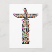 ハイダサンダーバードシンボリズムハイダネーション先住民 ポストカード (正面)