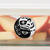 ハイダサンダーバードブラックアンドホワイトイーグルサークル ラベル (貼付)