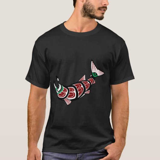 ハイダサーモン Tシャツ (正面)