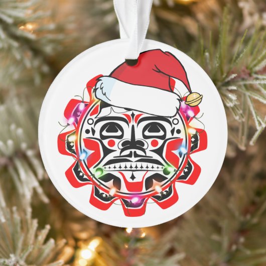 ハイダシンボルズハイダカナダ先住民アメリカン オーナメント (ツリー)