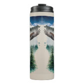 ハイダトーテムとハゲのワシ タンブラー (正面)